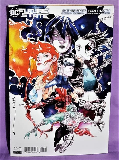 Future State Teen Titans 1 2 Dustin Nguyen Variant Covers 1st Red X