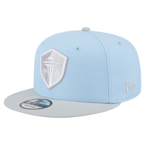 Mens New Era Light Blue Seattle Sounders Fc Color Pack Two Tone 9fifty