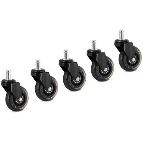 Office Chair Wheels - 5 pcs. | www.expondo.ie