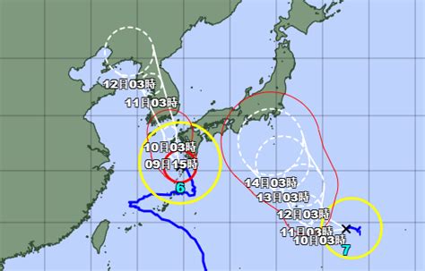 6호 태풍 카눈 7호 태풍 란 현재 위치와 경로 예보 공유해 봅니다 Feat 일본 기상청 Jtwc 네이버 블로그