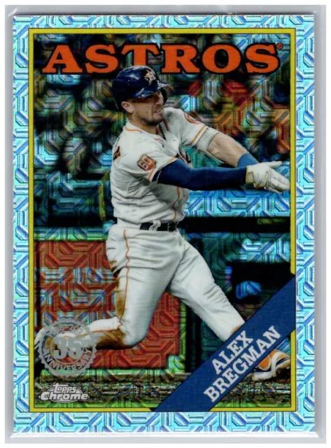 T C Alex Bregman Houston Astros Topps Th Anniversary Mojo