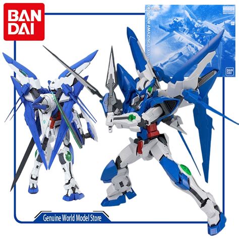 Bandai Original Gundam Mg Pb Amazing Exia 1100 Anime Action Figure