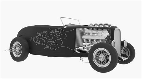 Hot Rod D Model TurboSquid