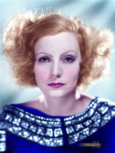 Greta Garbo 1931 Photo Colorized Be Alex Lim Greta Garbo Hollywood