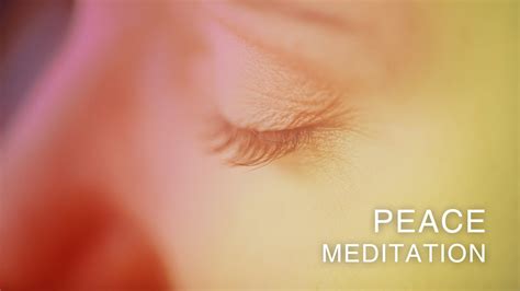 Peace Meditation (English) - Free Meditations - Breathing Room - Guided ...