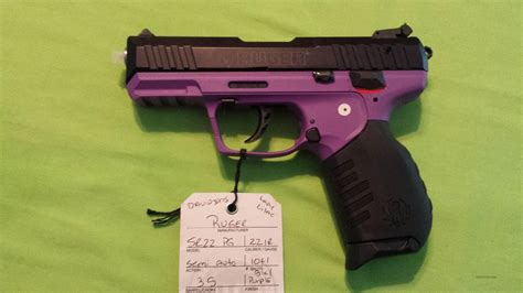 Ruger Sr22 Pg 22lr 22 Lady Lilac Talo Edition P For Sale