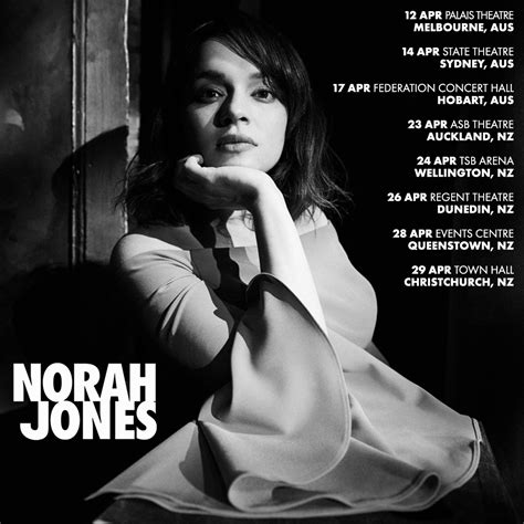 Australia & New Zealand 2019 Tour Announced — Norah Jones