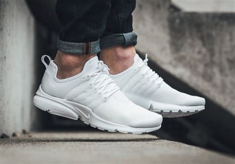 Nike Air Presto Premium Triple White 878071 101 Sneaker Bar Detroit