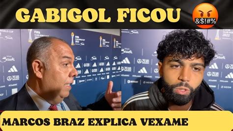 Gabigol Fica Irritado Pergunta Marcos Braz Explica Derrota Em Zona