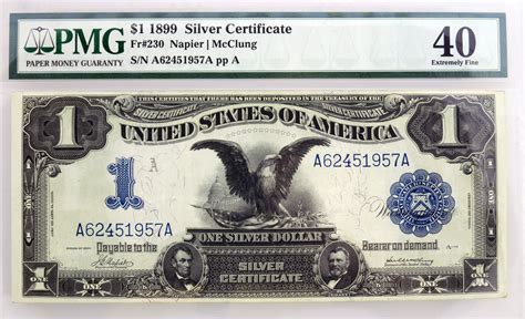 Series Of Black Eagle Silver Certificate Note Fr Pmg Xf