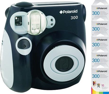 Best Buy Polaroid PIC 300 Instant Camera With Accessory Kit Black