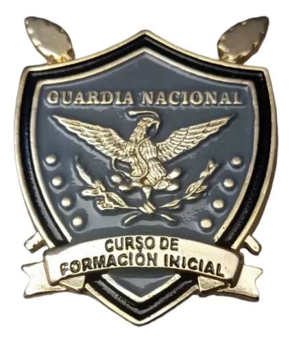 Placa Curso De Formación Inicial De La Guardia Nacional Army Meses