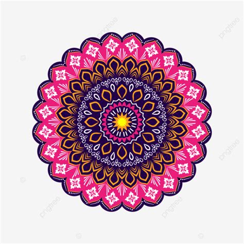 Colorful Decorative Mandala Design Vector Mandala Decorative Design