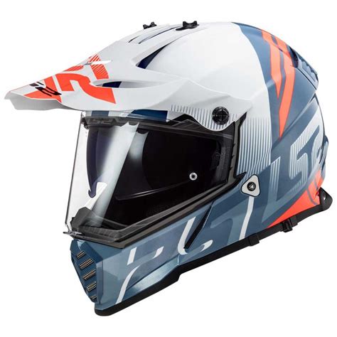 Ls Capacete Motocross Mx Pioneer Evo Branco Motardinn