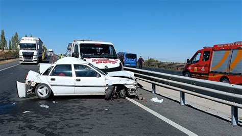 Konya Da Feci Kaza Ekiciyle Arp An Otomobilin S R C S Ld