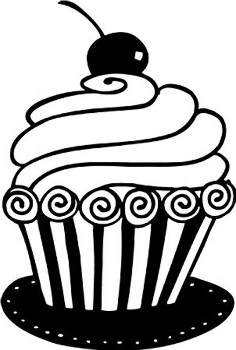 Download High Quality Cupcake Clipart Silhouette Transparent Png Images