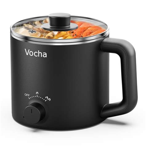 Buy Vocha Electric Hot Pot 1 6l Rapid Ramen Noodles Cooker Stainless