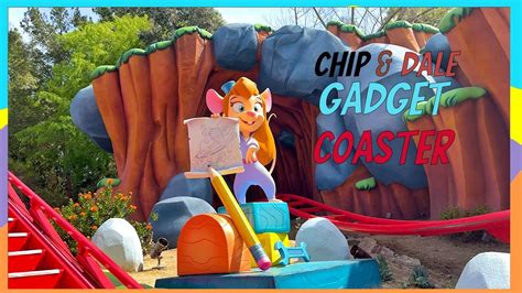 Chip Dale S Gadget Coaster Disneyland 2023 YouTube