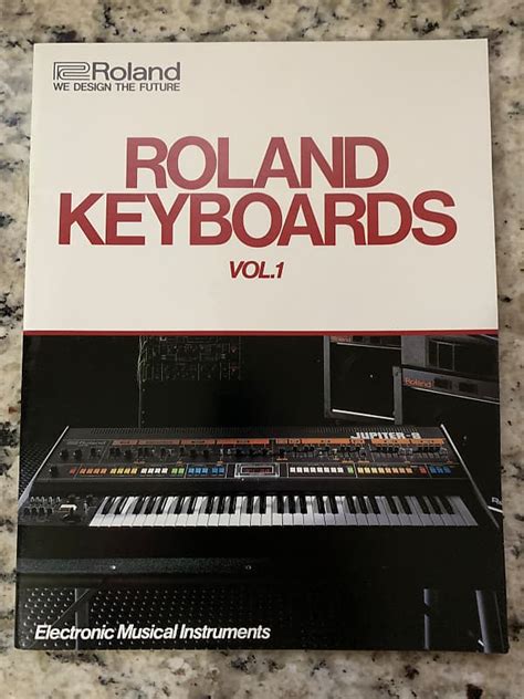 Roland Keyboards Vol 1 Catalog Juno Jupiter Sh 09 Etc 1982 Reverb