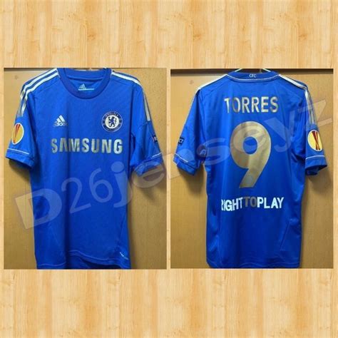 Jual Jersey RETRO Chelsea Home 2012 2013 OFFICIAL Cetak Nama Nameset