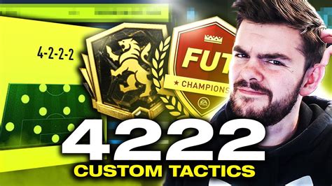 Best META 4222 Custom Tactics ELITE Division META FIFA 22 Ultimate