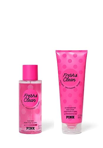 Victorias Secret Pink Fresh And Clean Mist And Lotion Set Wantitall