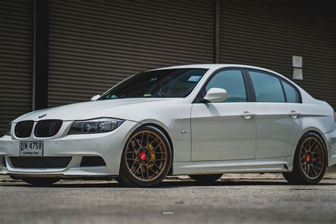 Bmw E90 Lci Sedan 3 Series With 18 Arc 8 Wheels In Satin Bronze