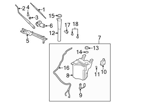 Kia Sorento Windshield Washer Hose Connector 0k95b67505 Kia Parts