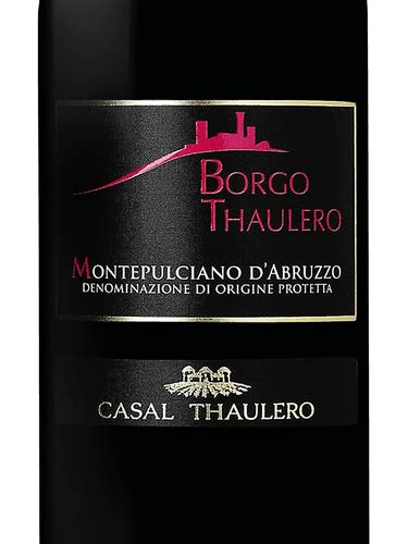 Casal Thaulero Borgo Thaulero Montepulciano D Abruzzo Vivino Us