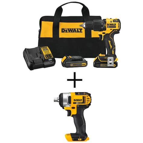 Dewalt Atomic 20v Max Brushless Cordless Compact 12 In Hammer Drill