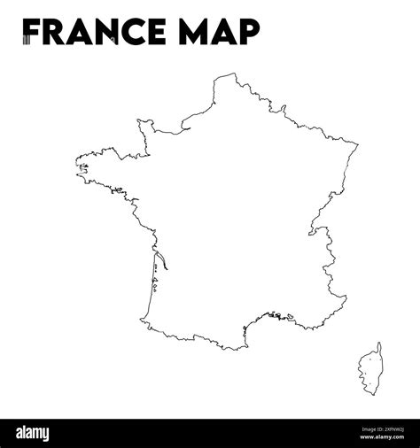 Map Of France France Map Europe Outline Map Of France High Detailed