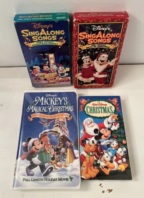 Disneys Sing Along Songs Disneyland Fun And More Disney Vhs Lot Of