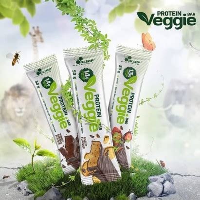 Olimp Veggie Protein Bar Biscuit wegański baton proteinowy bez białka