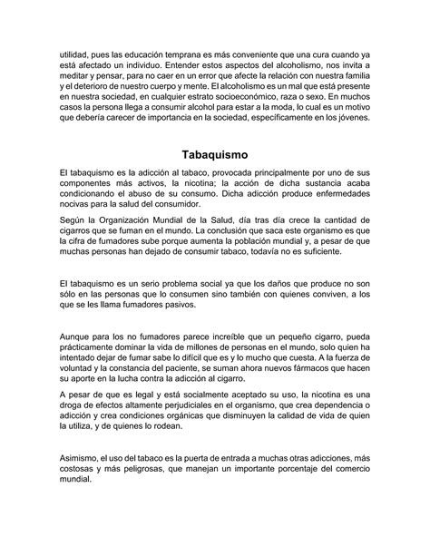 Ensayo De Adicciones PDF Descarga Gratuita