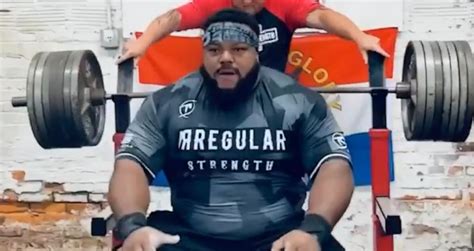 Julius Maddox Benches 675lbs For Reps On The Road To 800lbs