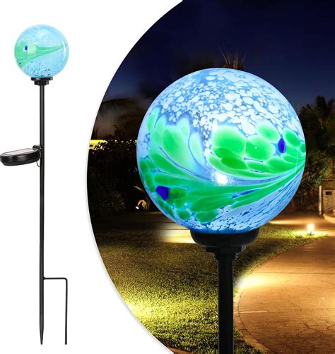 Amazon.com: Solar Outdoor Decorative Lights Color Swirl Solar Garden