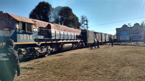 Descarriló Un Tren De Carga Cortan Calle Pedro Goyena En Río Cuarto