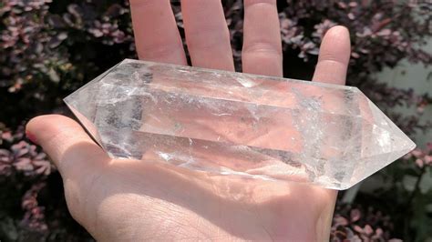 Quartz Crystal with Double Terminated Points Mineral Specimen, Quartz ...