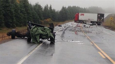 Man Killed In Tractor Trailer Collision On Highway 104 Ctv News