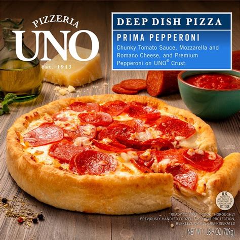 Pizzeria Uno 9 Deep Dish Prima Pepperoni Pizza 25 Oz Delivery Or