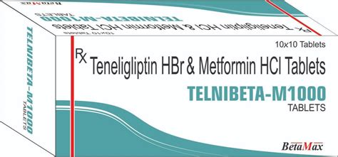 Teneligliptin HBr Metformin HCL Tablets At Rs 185 Box Zita Met Plus