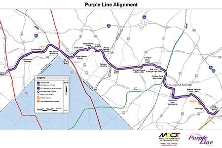 Purple Line - Maryland Light Rail - USA