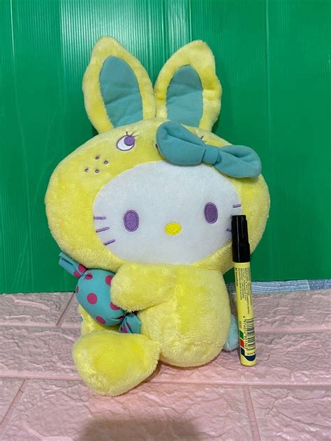 Hello Kitty Bunny Plush Hobbies And Toys Toys And Games On Carousell