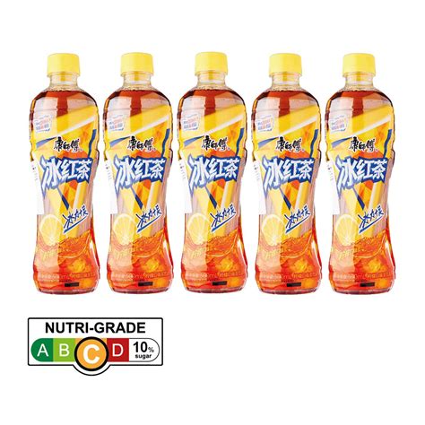 Kang Shi Fu Ice Black Tea Lemon Flavour 5 X 500ML Lazada Singapore