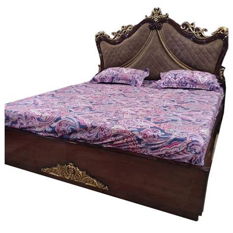 X Feet Teak Wood Double Bed With Storage At Rs In New Delhi