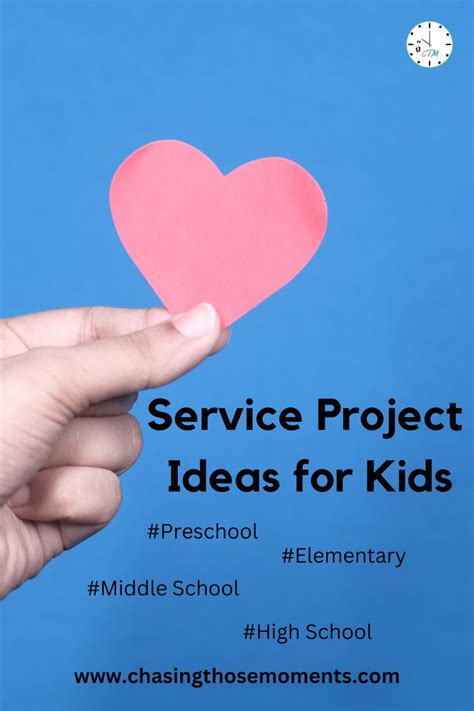 Service Project Ideas For Kids