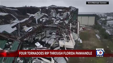 Tornadoes Rip Through Florida Panhandle Youtube