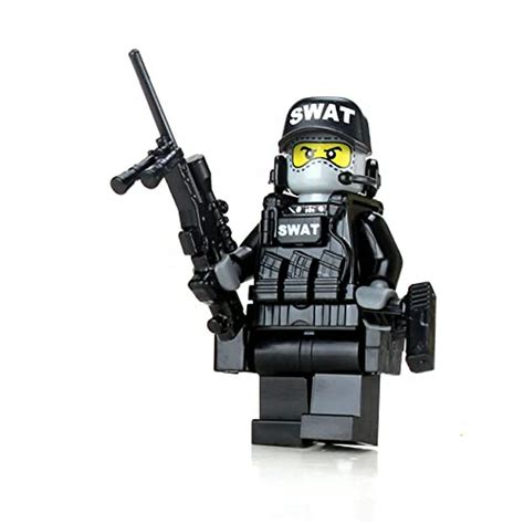 Battle Brick Police Swat Team Sniper Minifigura Personalizada Coleccionable Battle Brick