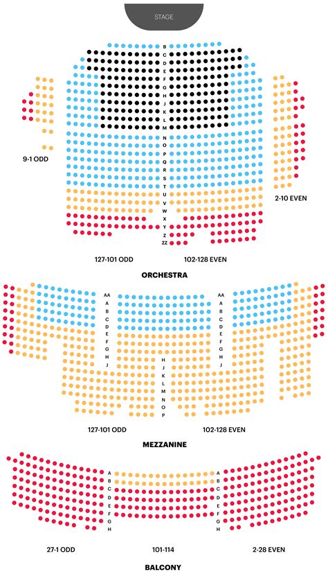 Columbus Palace Theater Seating Chart | Printable Templates Free