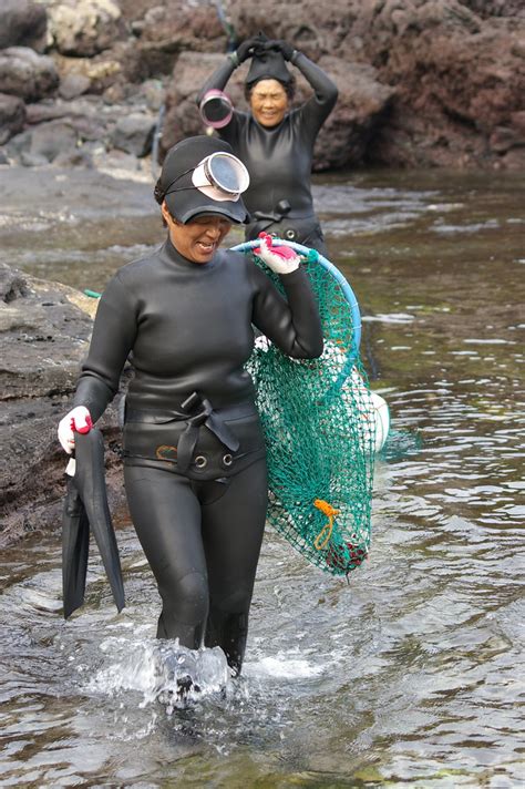 Haenyo Sea Women Jeju South Korea Haenyo Female Diver Flickr